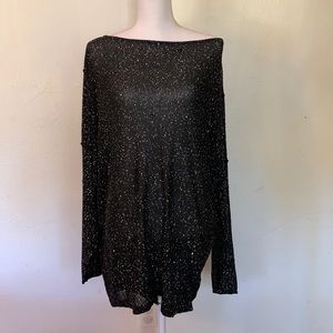 Free people super fun dress/shirt shiny!!! good condition